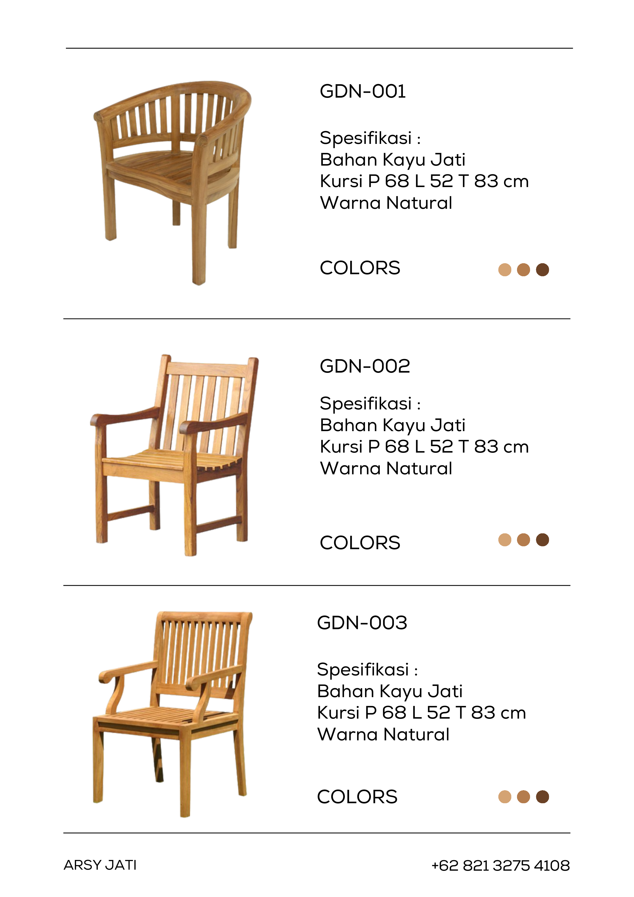 ArsyJati Furniture Outdoor Jati - Halaman 6 | Furniture Kayu Jati Premium