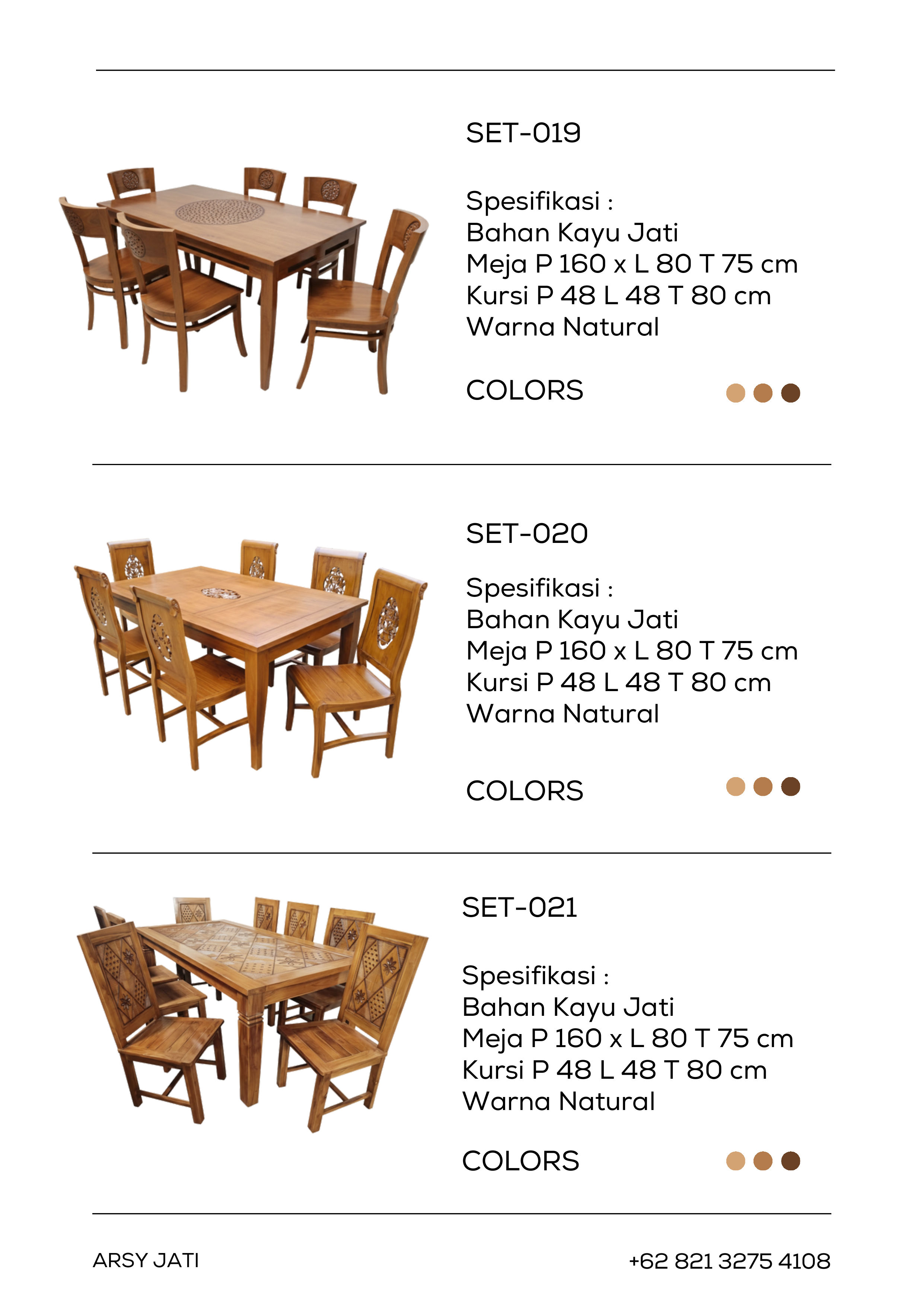 ArsyJati Joglo Jati - Halaman 27 | Furniture Kayu Jati Premium