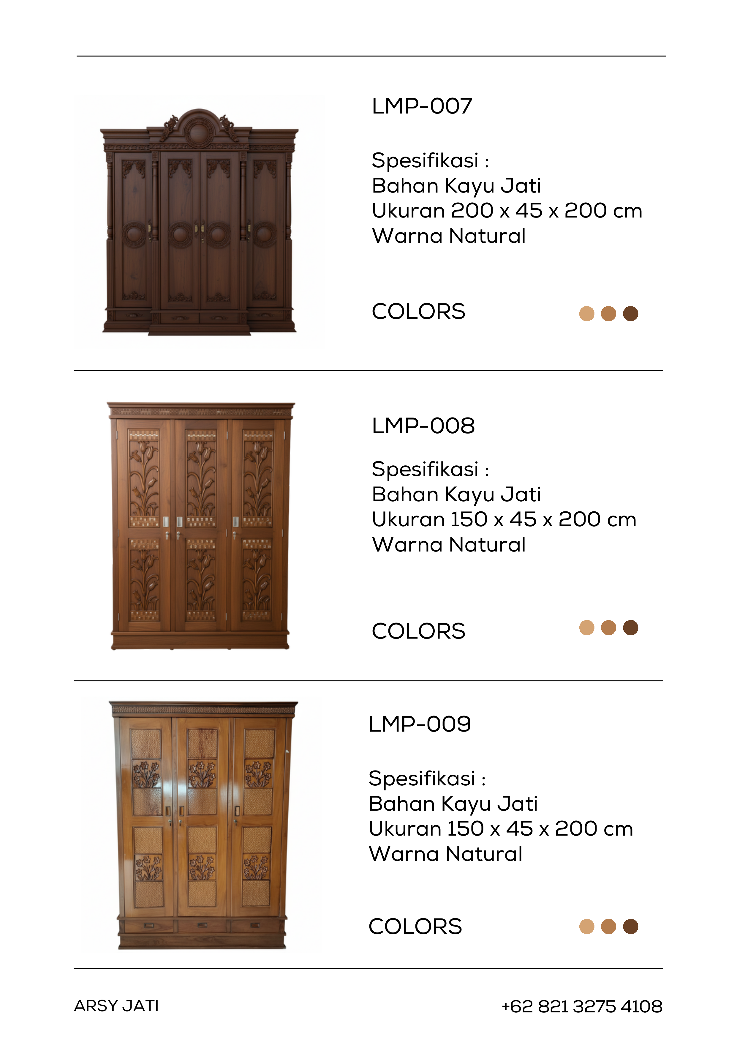 ArsyJati Gebyok Jati - Halaman 63 | Furniture Kayu Jati Premium