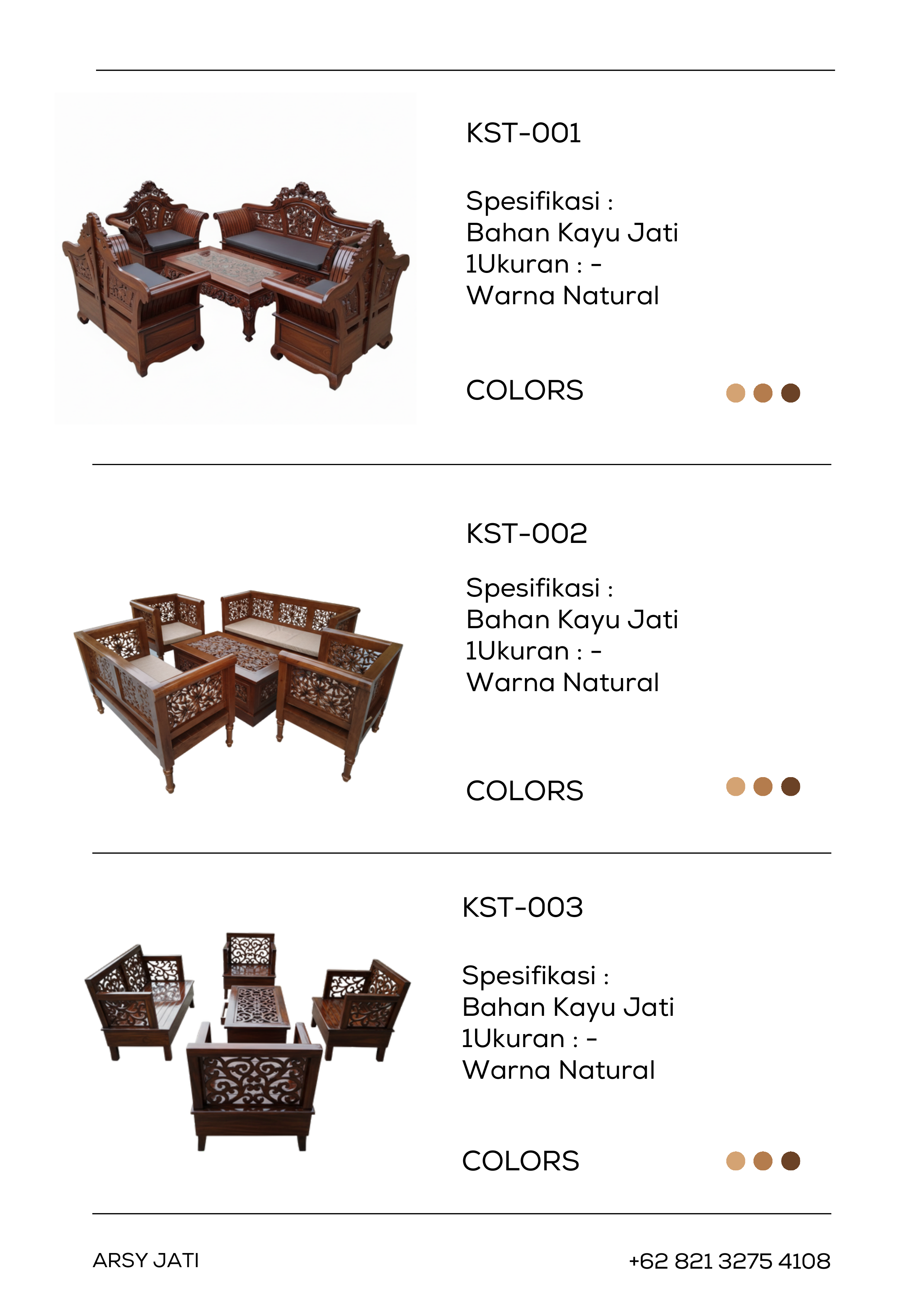ArsyJati Furniture Indoor Jati - Halaman 65 | Furniture Kayu Jati Premium